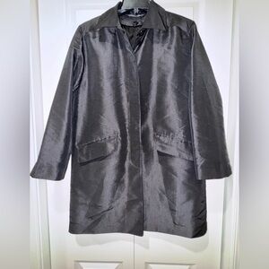 SANYO Elegant Black Women's Coat. Size 2P